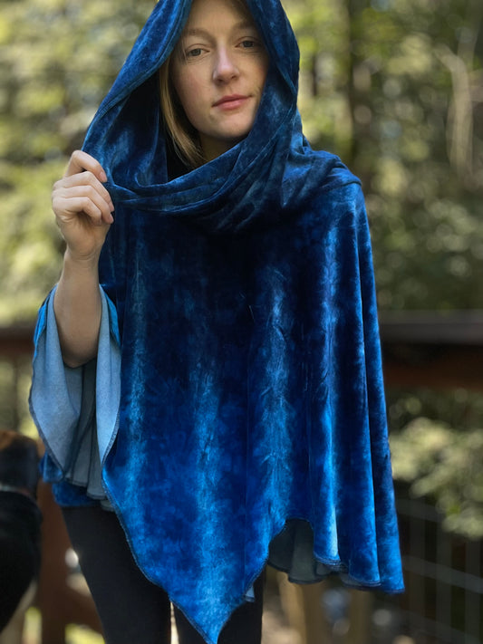 Evangeline Hooded Poncho - MTO